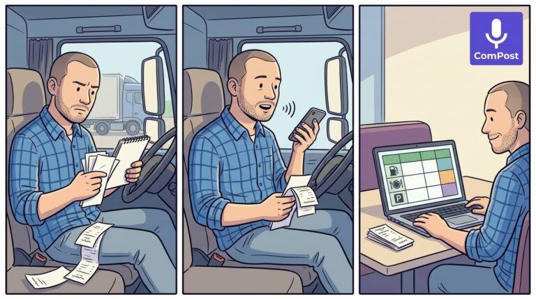 How a chat with a friend turned into a truck expense log